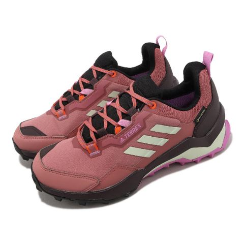 ADIDAS 愛迪達 adidas 愛迪達 戶外鞋 Terrex AX4 GTX W 女鞋 粉紅 黑 防水 越野 登山鞋 抗撕裂  GZ1728