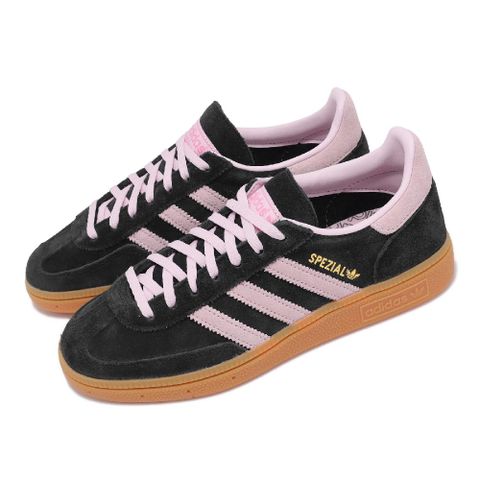 ADIDAS 愛迪達 adidas 愛迪達 休閒鞋 Handball Spezial W 女鞋 黑 粉 麂皮 生膠底 復古 德訓鞋 IE5897