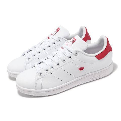 ADIDAS 愛迪達 adidas 愛迪達 休閒鞋 Stan Smith 女鞋 白 紅 史密斯 小白鞋 三葉草 IE0460