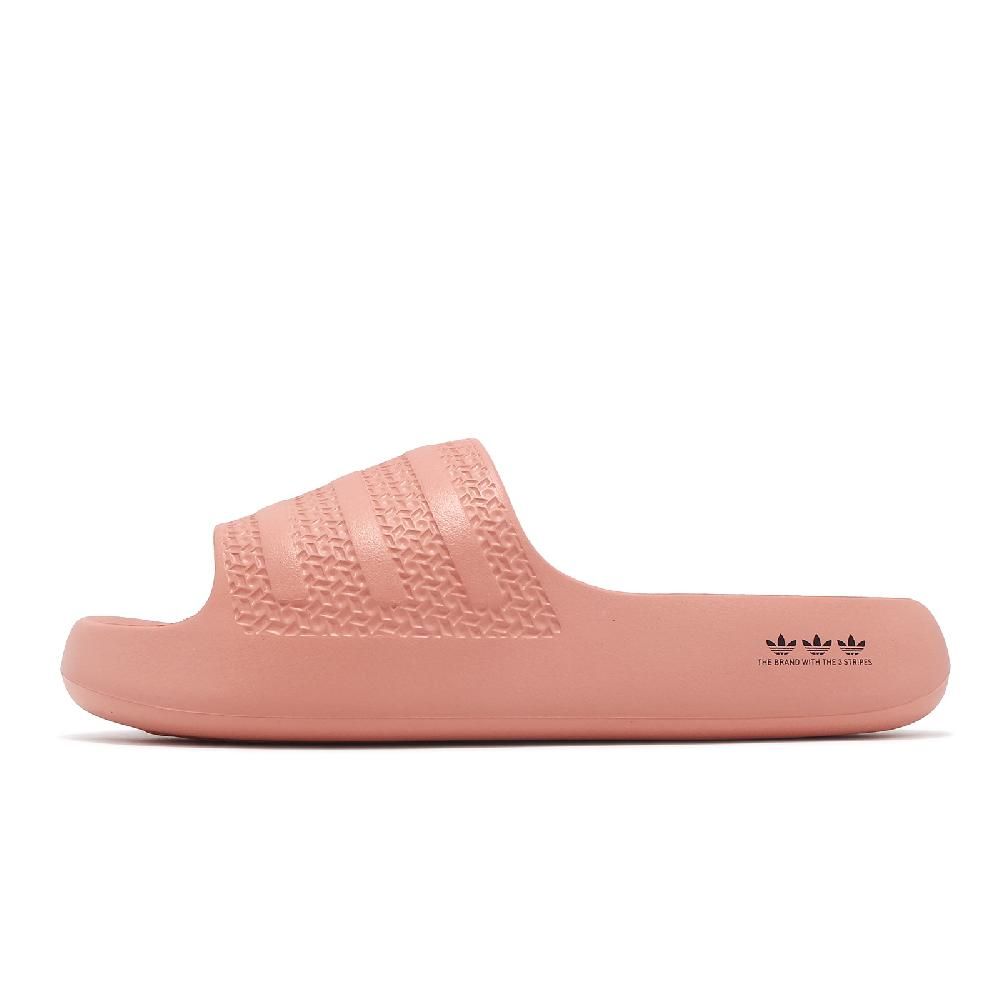 ADIDAS 愛迪達 adidas 愛迪達 拖鞋 Adilette Ayoon W 女鞋 橘 一體式 厚底 涼拖鞋 IE5622