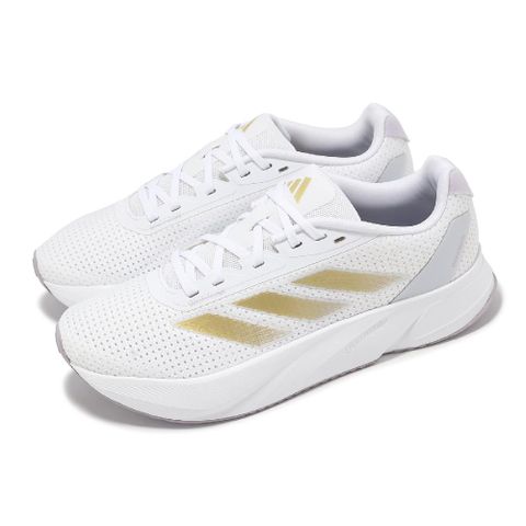adidas 愛迪達 adidas 愛迪達 慢跑鞋 Duramo SL W 女鞋 白 金 緩衝 回彈 輕量 運動鞋 IF7883