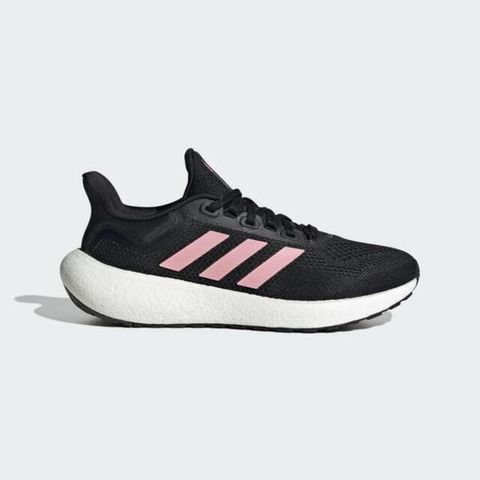 adidas 愛迪達 Adidas Pureboost JET W [HP9030] 女 慢跑鞋 運動 跑鞋 緩震 反光 黑 粉紅