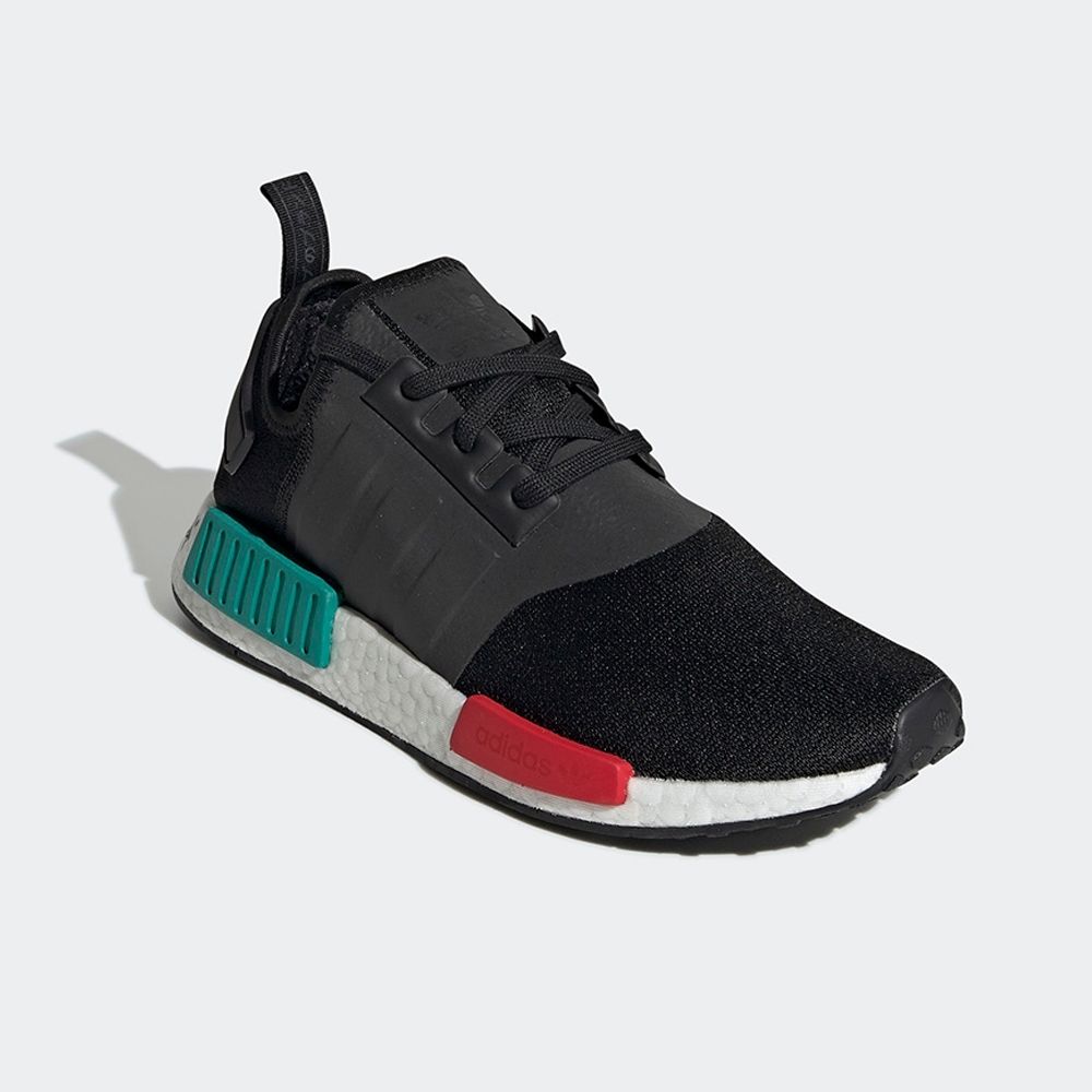 Adidas nmd black shop and red and blue