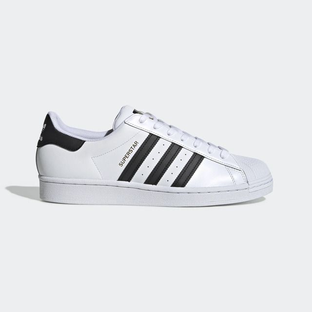 ADIDAS 愛迪達  Superstar [EG4958] 男女鞋 運動 休閒 慢跑 經典 百搭 貝殼 基本 情侶  白黑