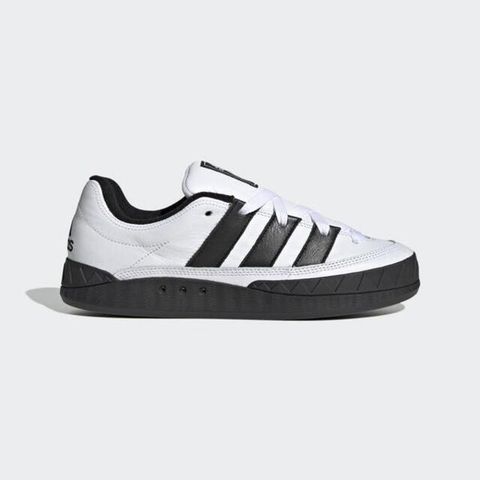 Adidas Adimatic [ID7717] 男女 休閒鞋 運動 經典 Originals 復古 滑板風 麂皮 白黑