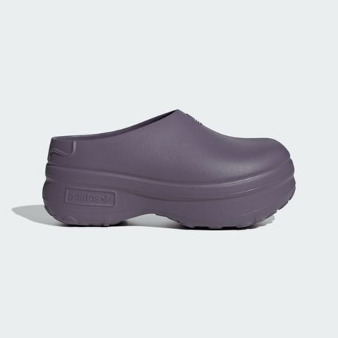 Adidas Adifom Stan Mule W [IE0479] 女 穆勒鞋 拖鞋 休閒 經典 三葉草 厚底 暗紫