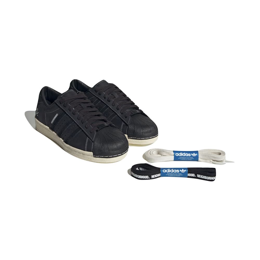 NIKE 耐吉 Neighborhood x Adidas Superstar Ink Black 水墨黑 聯名款 男鞋 休閒鞋 ID8650