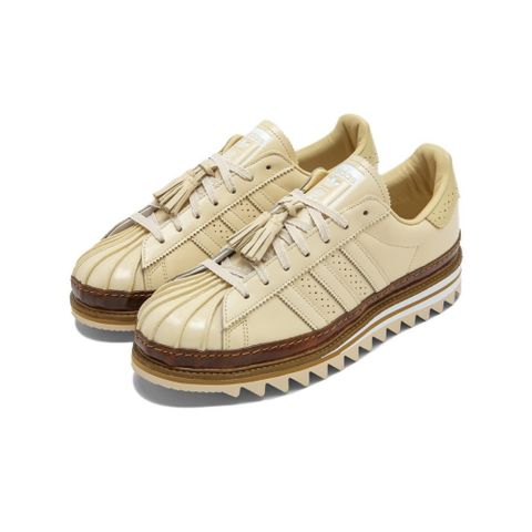 ADIDAS 愛迪達 Clot x Adidas Originals Superstar Tan 奶茶 皮革 聯名款 休閒鞋 男鞋 JQ6117