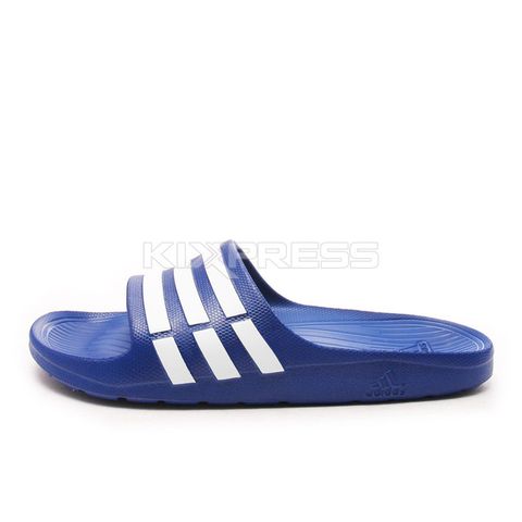 Adidas Duramo Slide [G14309] 男女 運動 涼鞋 拖鞋 休閒 舒適 輕量 藍 白 愛迪達