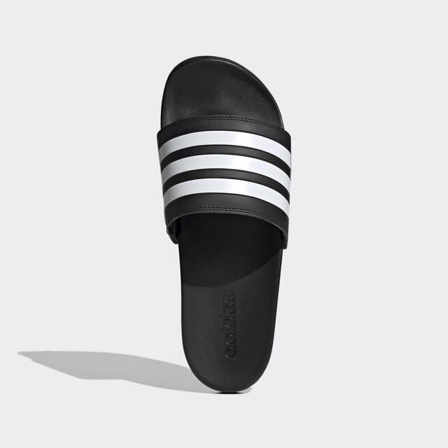 ADIDAS 愛迪達  Adilette Comfort [GZ5891] 男女 涼拖鞋 休閒 日常 居家 舒適 輕量 夏日 黑白