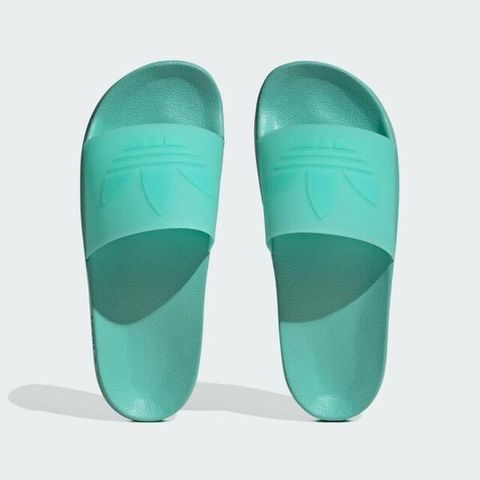 Adidas Adilette Lite [IE7737] 男女 涼拖鞋 運動 休閒 經典 三葉草 搶眼 夏天 海灘 綠