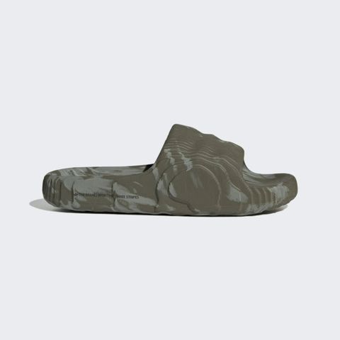 Adidas Adilette 22 [HP6517] 男 涼拖鞋 運動 經典 一片拖 休閒 夏日 海灘 渲染 橄欖綠