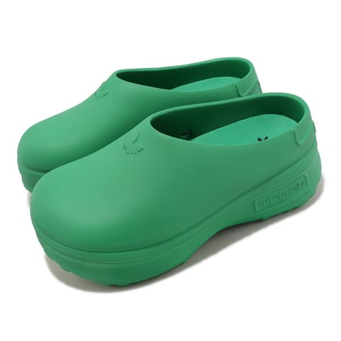adidas 愛迪達 穆勒鞋 Adifom Stan Mule W 女鞋 綠 厚底 增高 Q彈 拖鞋 IG3181