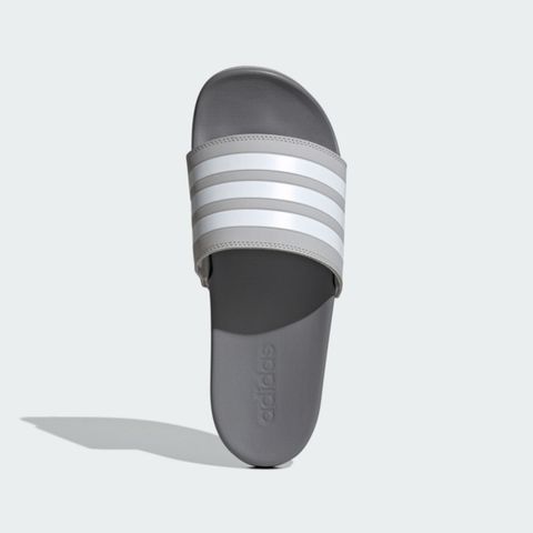 Adidas Adilette Comfort [IG1119] 男女 涼拖鞋 運動 休閒 軟底 舒適 止滑 輕量 灰白