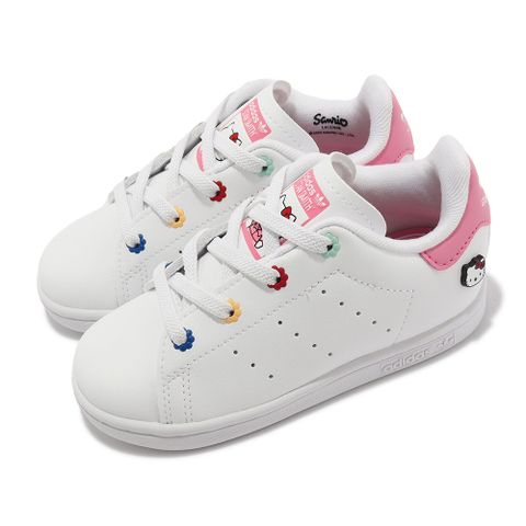 adidas 愛迪達 x Hello Kitty 童鞋 Stan Smith EL I 小童 幼童 白 粉 聯名 ID7232