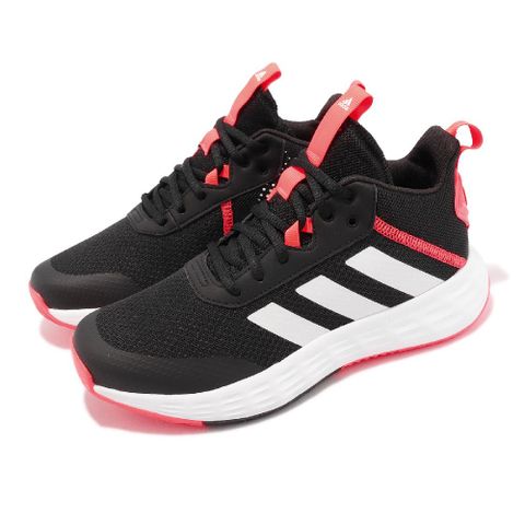 adidas 籃球鞋 Ownthegame 2.0 K 大童鞋 女鞋 黑 白 粉紅 基本款 緩震 運動鞋 愛迪達 GZ3379