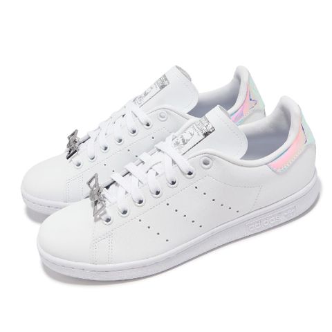 adidas 愛迪達 休閒鞋 Stan Smith J 大童 女鞋 白 史密斯 皮革 小白鞋 IF0104