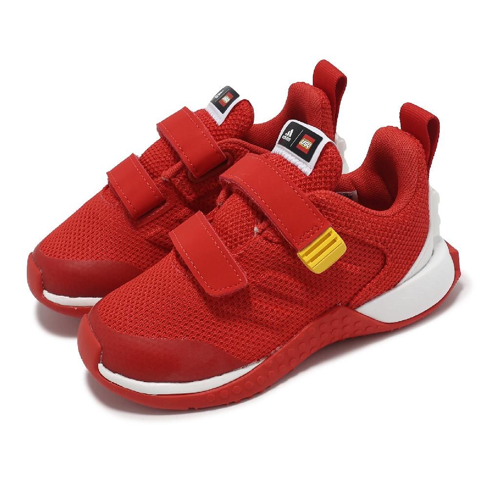 ADIDAS 愛迪達   x LEGO Sport Pro CF I 童鞋 小童 樂高聯名 學步鞋 紅 魔鬼氈 GW8093