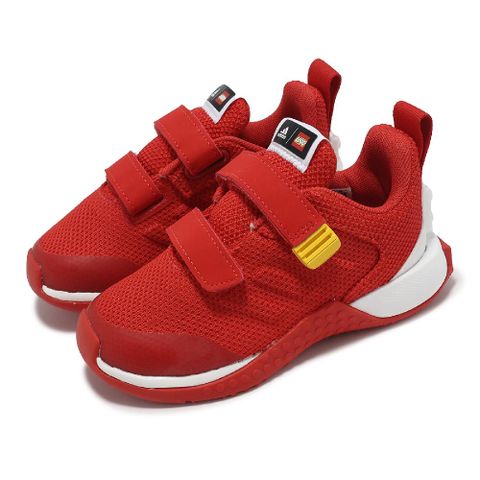 adidas 愛迪達 x LEGO Sport Pro CF I 童鞋 小童 樂高聯名 學步鞋 紅 魔鬼氈 GW8093