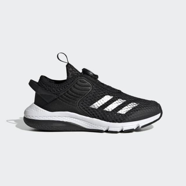 ADIDAS 愛迪達  ActiveFlex Boa K GZ3358 中大童 慢跑鞋 運動 訓練 舒適 緩震  黑 銀