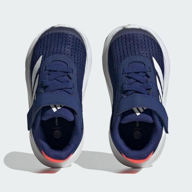 adidas 愛迪達  Duramo SL EL I IG2432 小童 慢跑鞋 運動 休閒 魔鬼氈 舒適 緩震 透氣 藍白紅