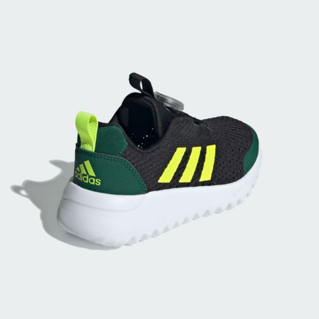 adidas 愛迪達  Activeflex Boa 3.0 K ID3377 中童 慢跑鞋 運動 休閒 緩震 黑 螢黃