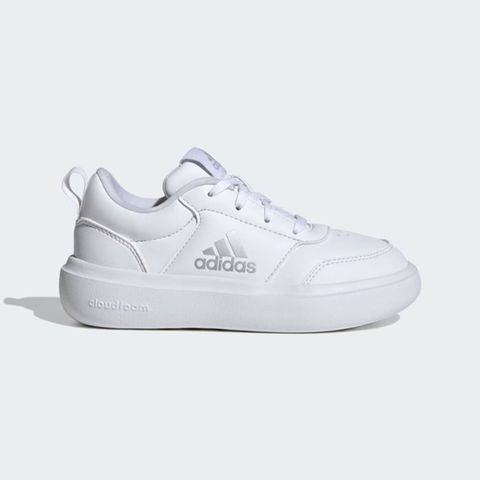 ADIDAS 愛迪達 Park ST K IE0028 大童 休閒鞋 運動 皮革 緩震 小白鞋 舒適 百搭  白銀