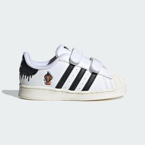 adidas Originals Adidas Superstar CF I X Disney IE8252 小童 休閒鞋 經典 貝殼頭 魔鬼氈 白黑