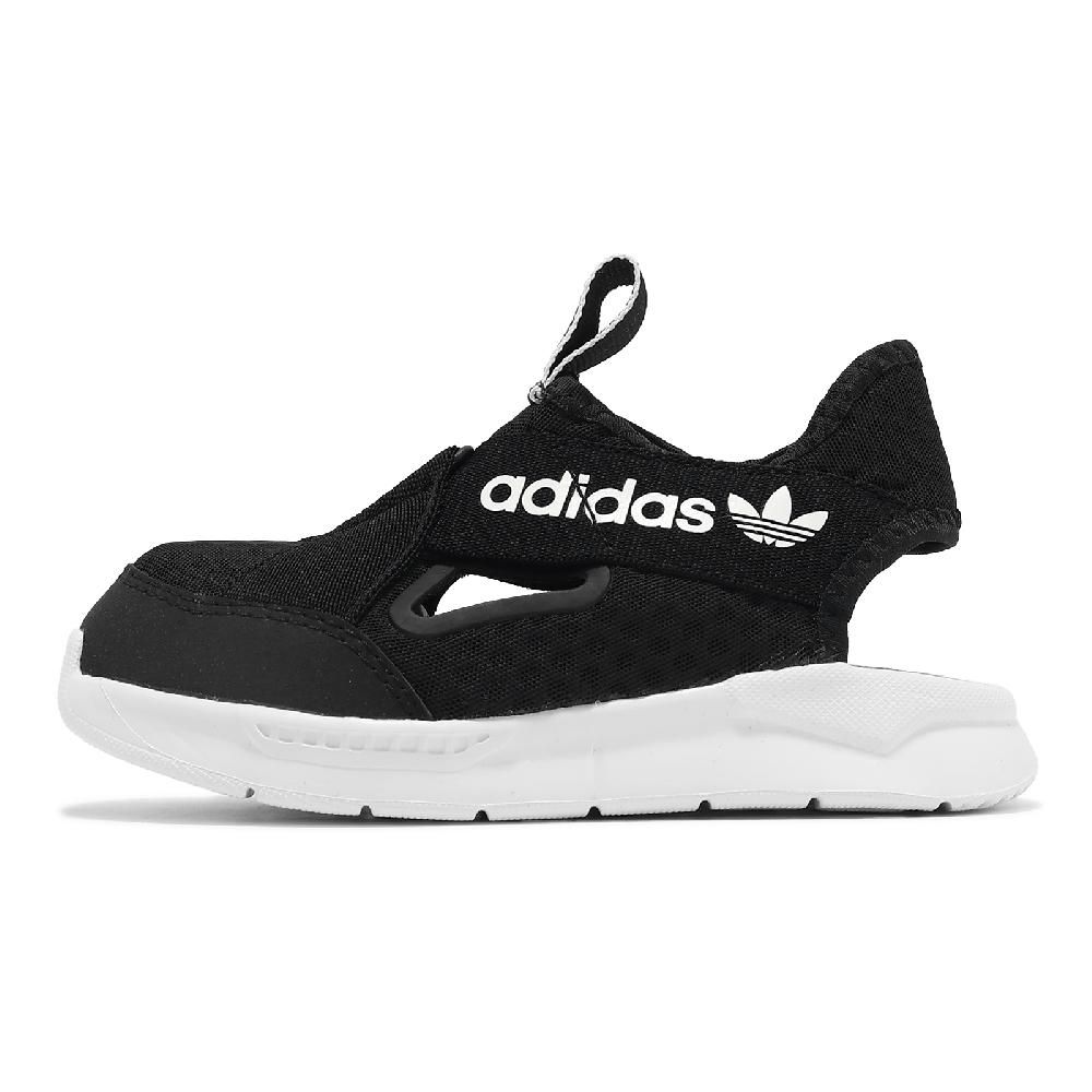 ADIDAS 愛迪達 涼鞋 360 Sandal C 中童 白 黑 套穿式 輕量 小朋友 涼拖鞋 GX0861