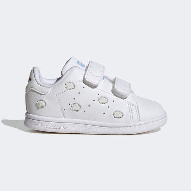 adidas Originals Adidas Stan Smith CF I [IF7034] 小童 休閒鞋 經典 魔鬼氈 HELLO KITTY 白