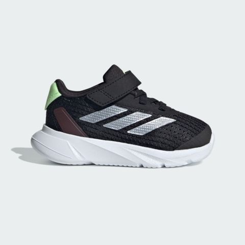 ADIDAS 愛迪達 Duramo Sl EL I IF6100 小童 慢跑鞋 運動 休閒 魔鬼氈 舒適 緩震 透氣 黑銀綠