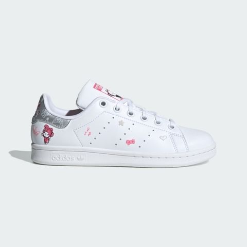 adidas Originals Adidas Stan Smith J [IG8407] 大童 休閒鞋 經典 HELLO KITTY 聯名款 穿搭 白粉