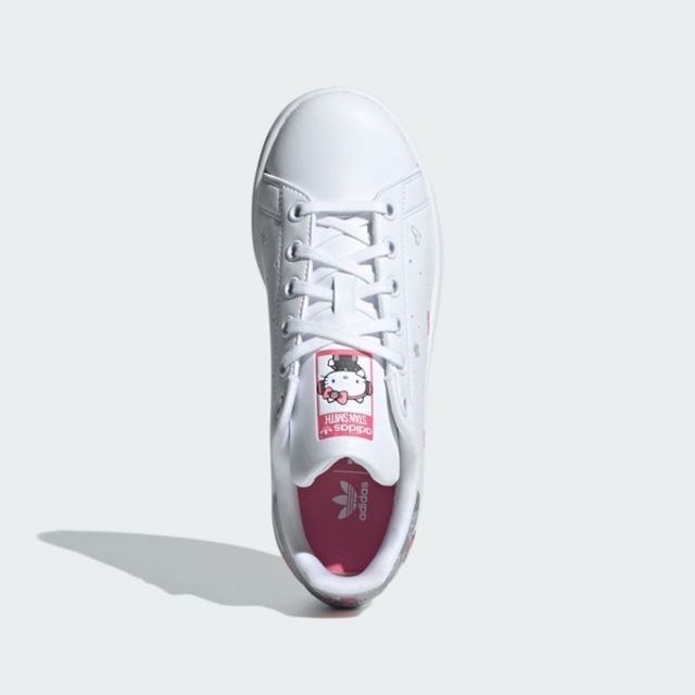 adidas Originals Adidas Stan Smith J [IG8407] 大童 休閒鞋 經典 HELLO KITTY 聯名款 穿搭 白粉