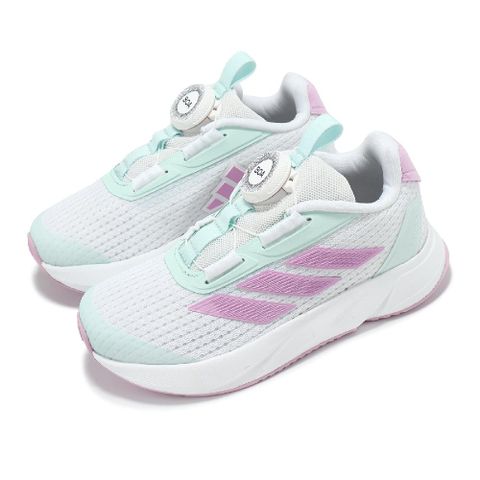 ADIDAS 愛迪達 慢跑鞋 Duramo SL BOA K 中童 紫綠 旋鈕 小朋友 運動鞋 IH7522