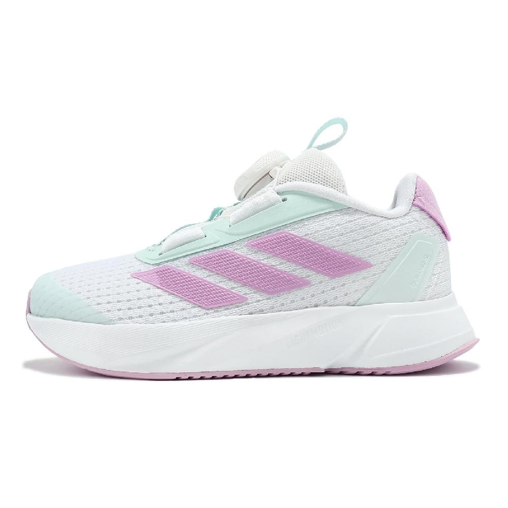 ADIDAS 愛迪達   慢跑鞋 Duramo SL BOA K 中童 紫綠 旋鈕 小朋友 運動鞋 IH7522