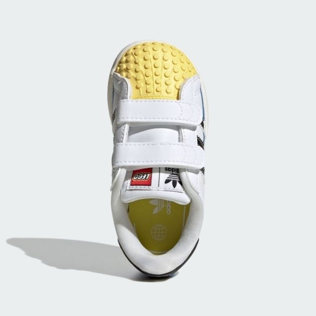 adidas Originals Adidas Superstar CF I IF2913 小童 休閒鞋 經典 樂高 聯名 魔鬼氈 愛迪達 藍黃