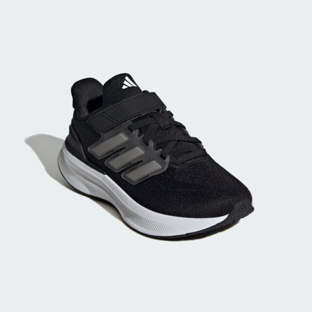 ADIDAS 愛迪達 Adidas Ultrarun 5 EL C IF4151 中童 慢跑鞋 運動 休閒 緩震 魔鬼氈 黑白