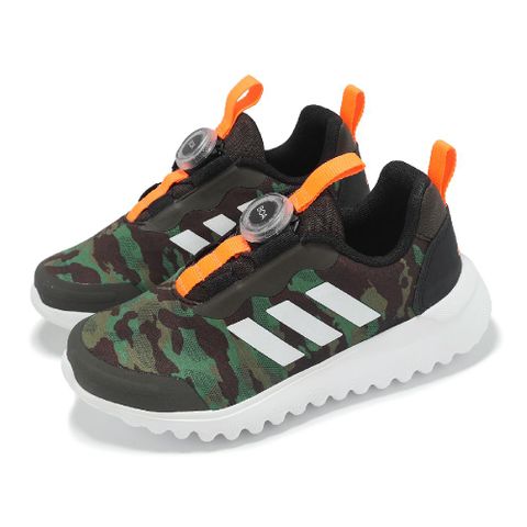 ADIDAS 愛迪達 adidas 愛迪達 童鞋 ActiveFlex BOA 3.0 K 中童 綠 橘 旋鈕 迷彩 無鞋帶 運動鞋 IG0498