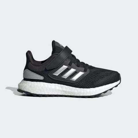 ADIDAS 愛迪達 Adidas Pureboost 22 C [IF5546] 中童 慢跑鞋 運動 休閒 緩震 魔鬼氈 耐磨 愛迪達 黑銀