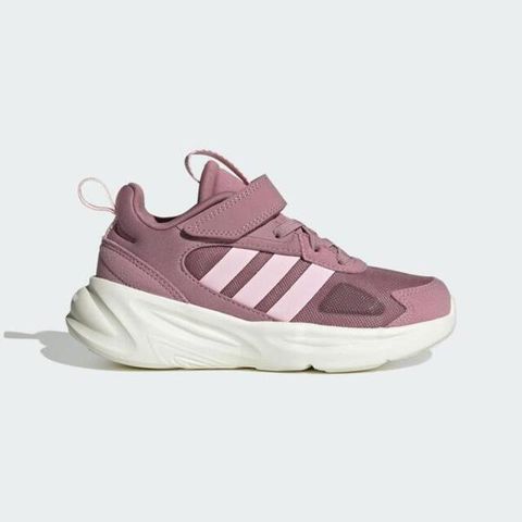 ADIDAS 愛迪達 Adidas Ozelle EL K [IG0427] 中童 慢跑鞋 運動 休閒 魔鬼氈 緩震 舒適 穿搭 愛迪達 粉