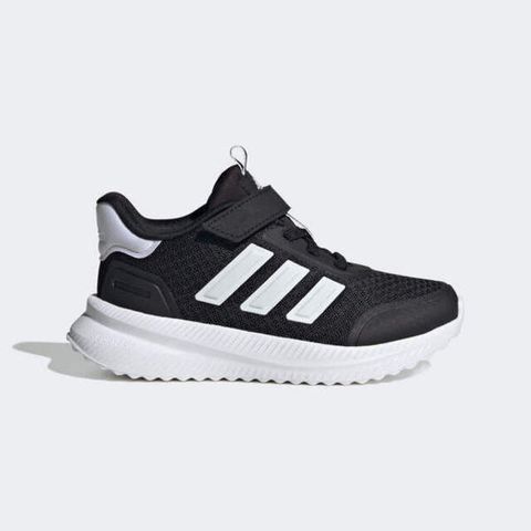 ADIDAS 愛迪達 Adidas X_Plrpath EL C [IE8470] 中童 慢跑鞋 運動 休閒 魔鬼氈 透氣 舒適 緩震 黑白