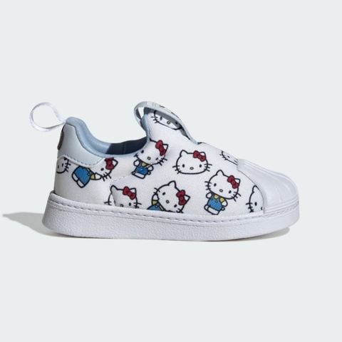 adidas Originals Adidas Superstar 360 I [IF7019] 小童 休閒鞋 經典 套穿式 HELLO KITTY 白藍