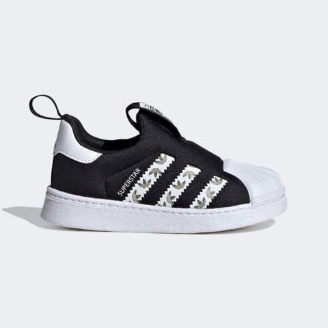 adidas Originals Adidas Superstar 360 I JH6499 小童 休閒鞋 運動 經典 三葉草 套穿式 包覆 黑白