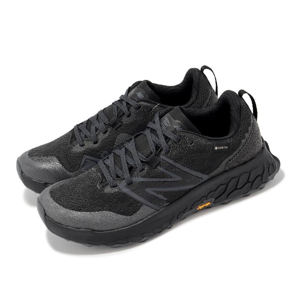 NEW BALANCE  紐巴倫 越野跑鞋 Fresh Foam X Hierro V7 GTX 2E 男鞋 寬楦 黑 防水 運動鞋  MTHIGGK72E