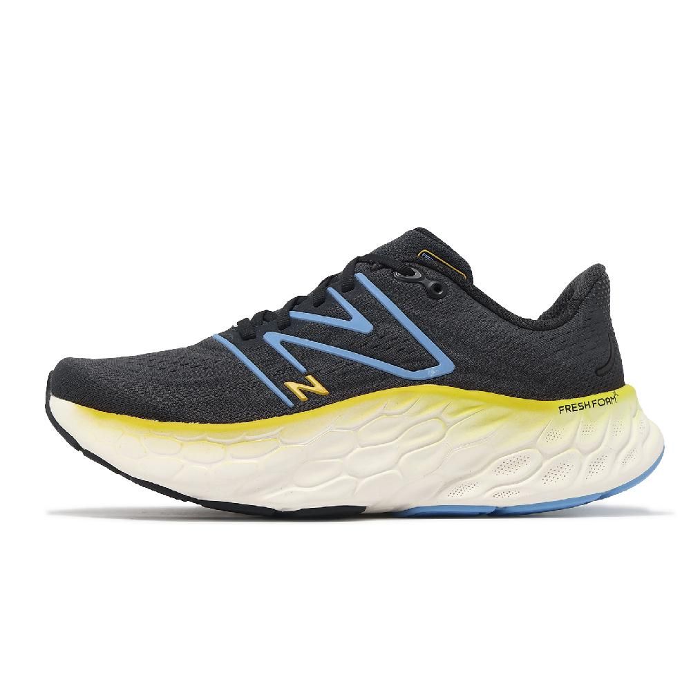 NEW BALANCE  紐巴倫 慢跑鞋 Fresh Foam X More V4 2E 男鞋 寬楦 黑 黃 緩衝 運動鞋 NB MMORCD4-2E