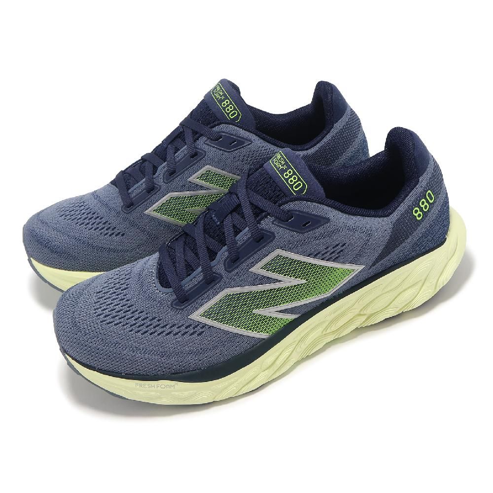 NEW BALANCE  紐巴倫 慢跑鞋 Fresh Foam X 880 V14 2E 寬楦 男鞋 藍 綠 緩震 運動鞋 NB M880G14-2E