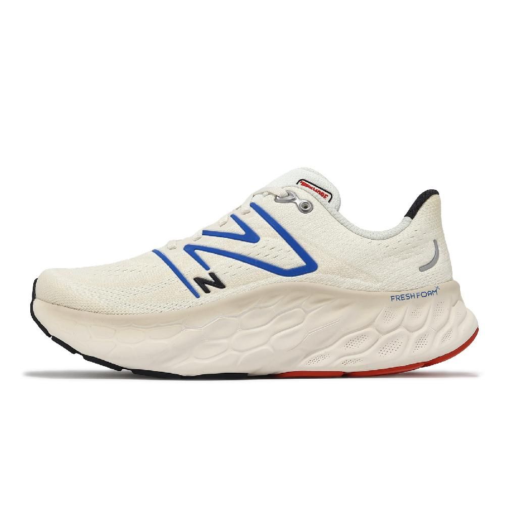 NEW BALANCE  紐巴倫 慢跑鞋 Fresh Foam X More V4 2E 男鞋 寬楦 白 藍 緩衝 運動鞋 NB MMORCE4-2E