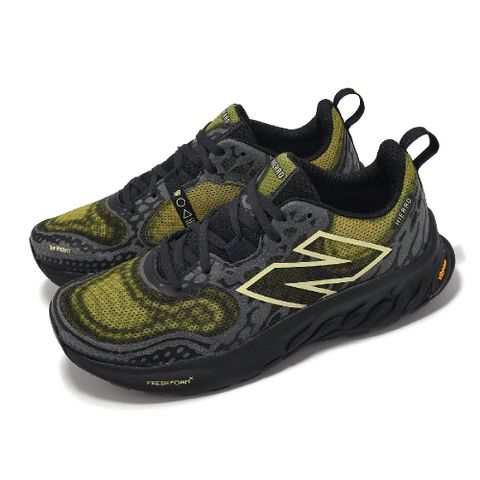 NEW BALANCE 紐巴倫 越野跑鞋 Fresh Foam X Hierro V8 2E 男鞋 寬楦 黑 黃 抓地 運動鞋 NB MTHIERY8-2E