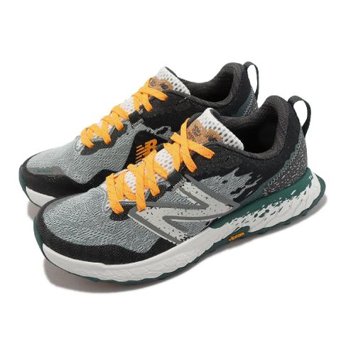 New Balance 越野跑鞋 Fresh Foam X Hierro V7 2E 寬楦 男鞋 灰 綠 戶外 運動鞋 NB MTHIERI7-2E