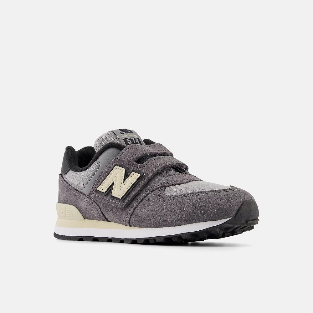 NEW BALANCE 574 HOOK & LOOP 復古鞋 童鞋_PV574LGG-W